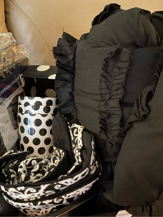 MULTIPLE BRANDS Other - 53 + Piece Curated Dorm /Teen/Tween Room in Black & White & Polka Dots!